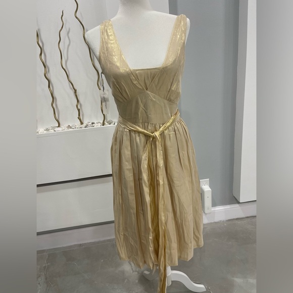 Calvin Klein Gold Dress - Picture 1 of 13